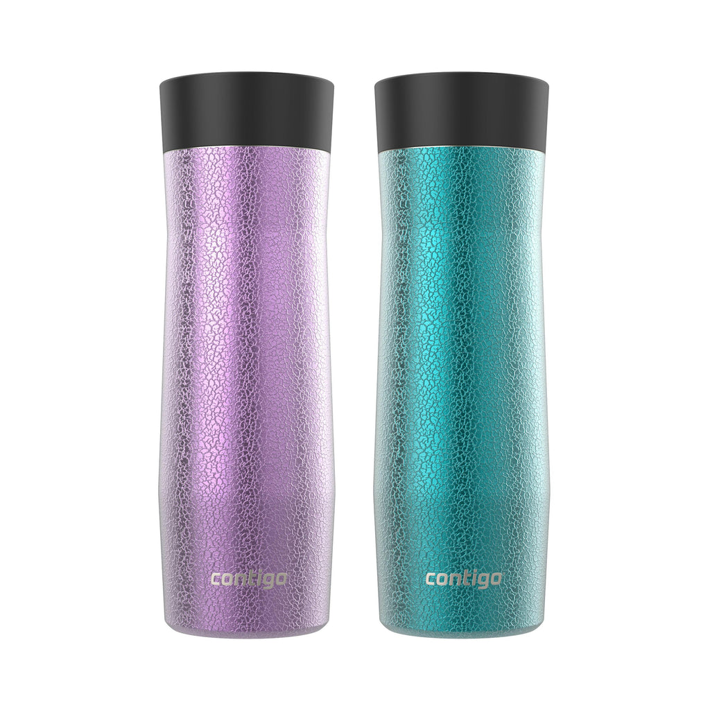 Contigo® AUTOSEAL® West Loop Vacuum-Insulated Stainless Steel Travel Mug with Easy-Clean Lid, 20 oz, 2-Pack