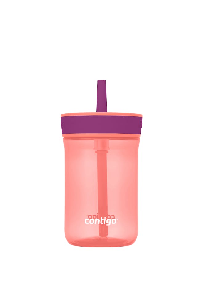 Kids’ Leighton Straw Tumbler with Spill-Proof Leak-Proof Lid, 14oz K8