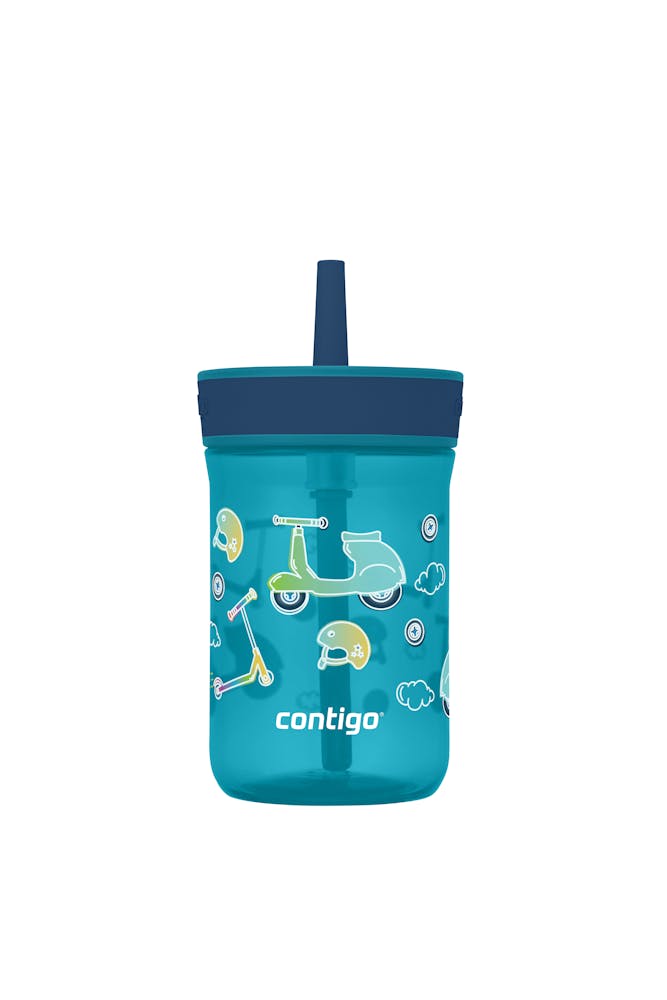 Kids’ Leighton Straw Tumbler with Spill-Proof Leak-Proof Lid, 14oz K8