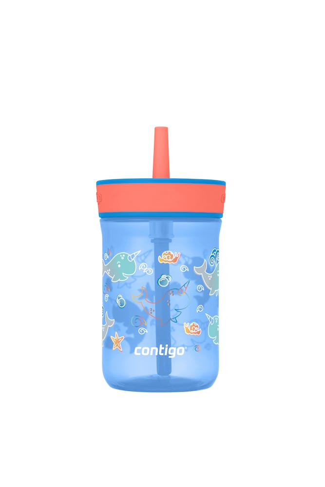 Kids’ Leighton Straw Tumbler with Spill-Proof Leak-Proof Lid, 14oz K8