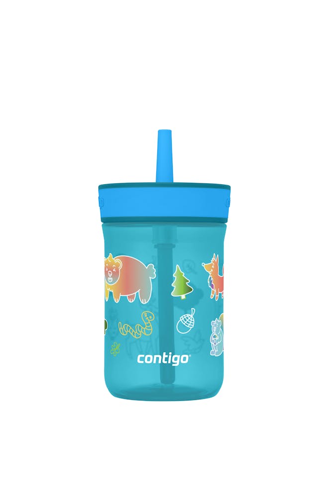 Kids’ Leighton Straw Tumbler with Spill-Proof Leak-Proof Lid, 14oz K8